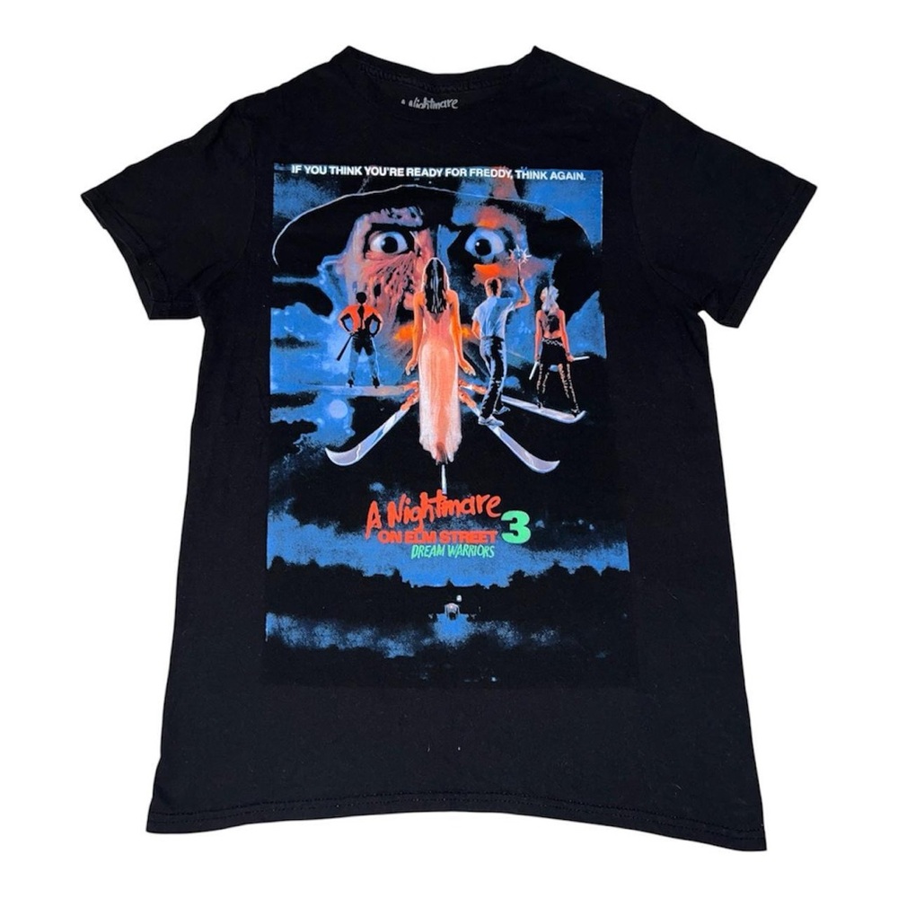 A Nightmare On Elm Street 3 Dream Warriors black tee.